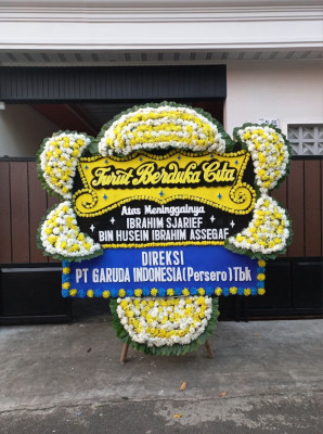 Papan Bunga Duka di Sindur