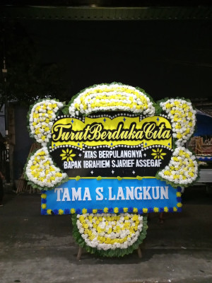 Papan Bunga Duka di Sindur